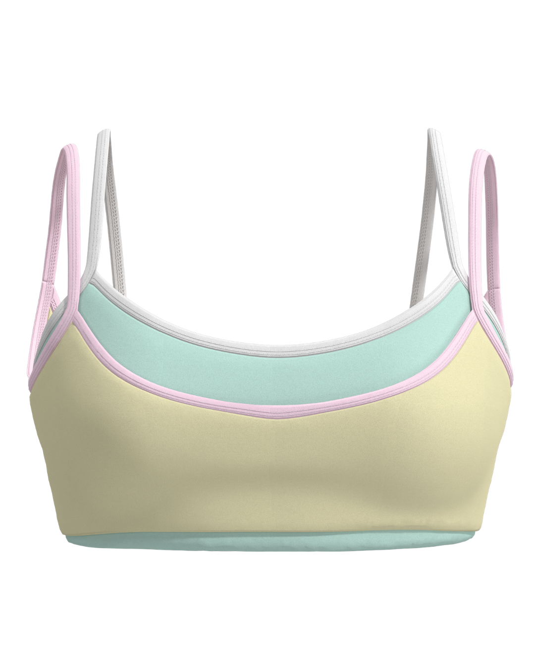 Double Layer Scoop Bra - Daydream