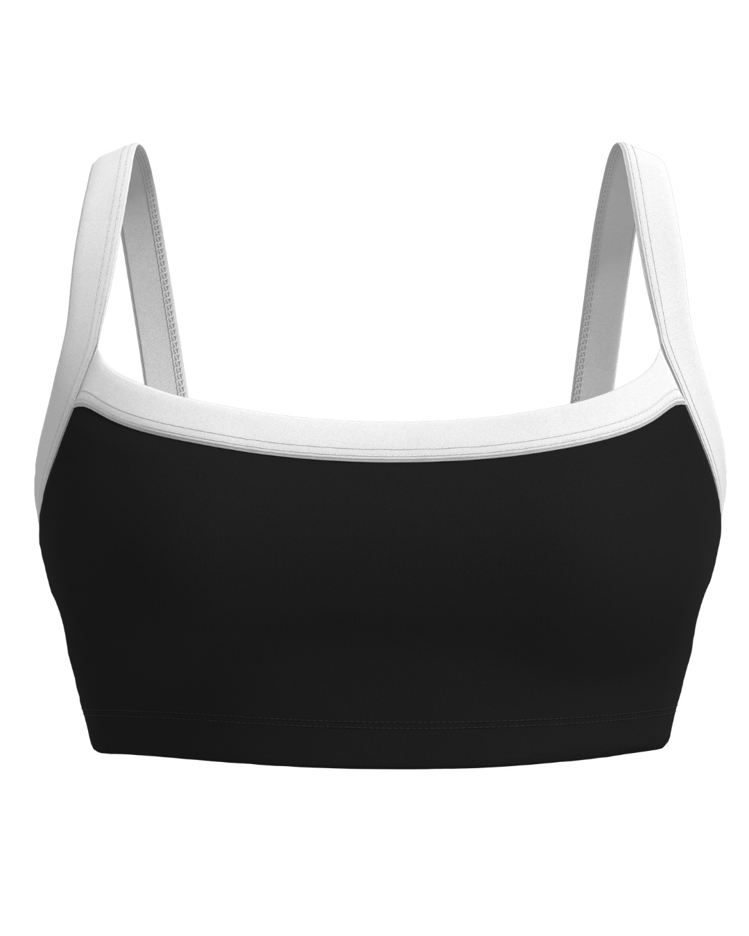 Basic Contrast Bra - Black & White