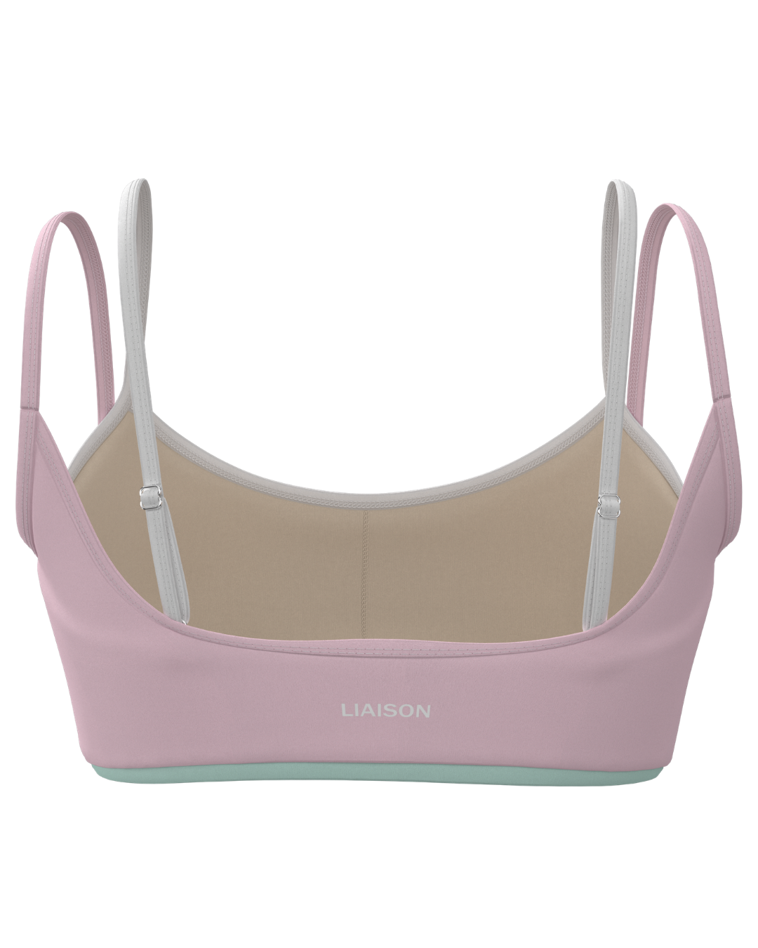 Double Layer Scoop Bra - Blossom