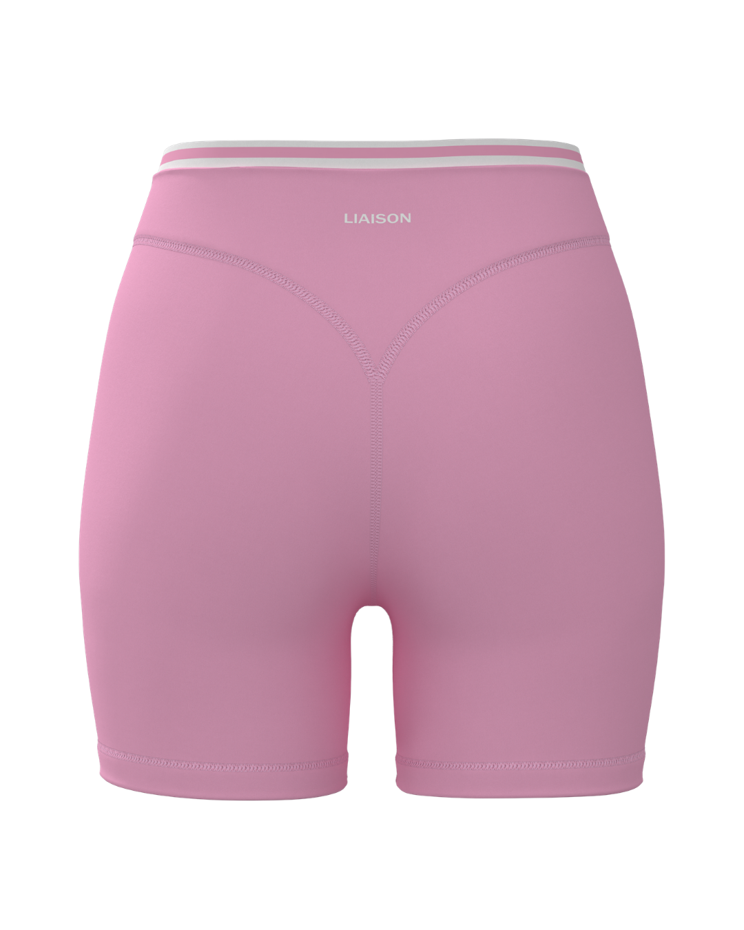 PRE-ORDER - Layered Sculpt Short - Petal Pink & Stripes