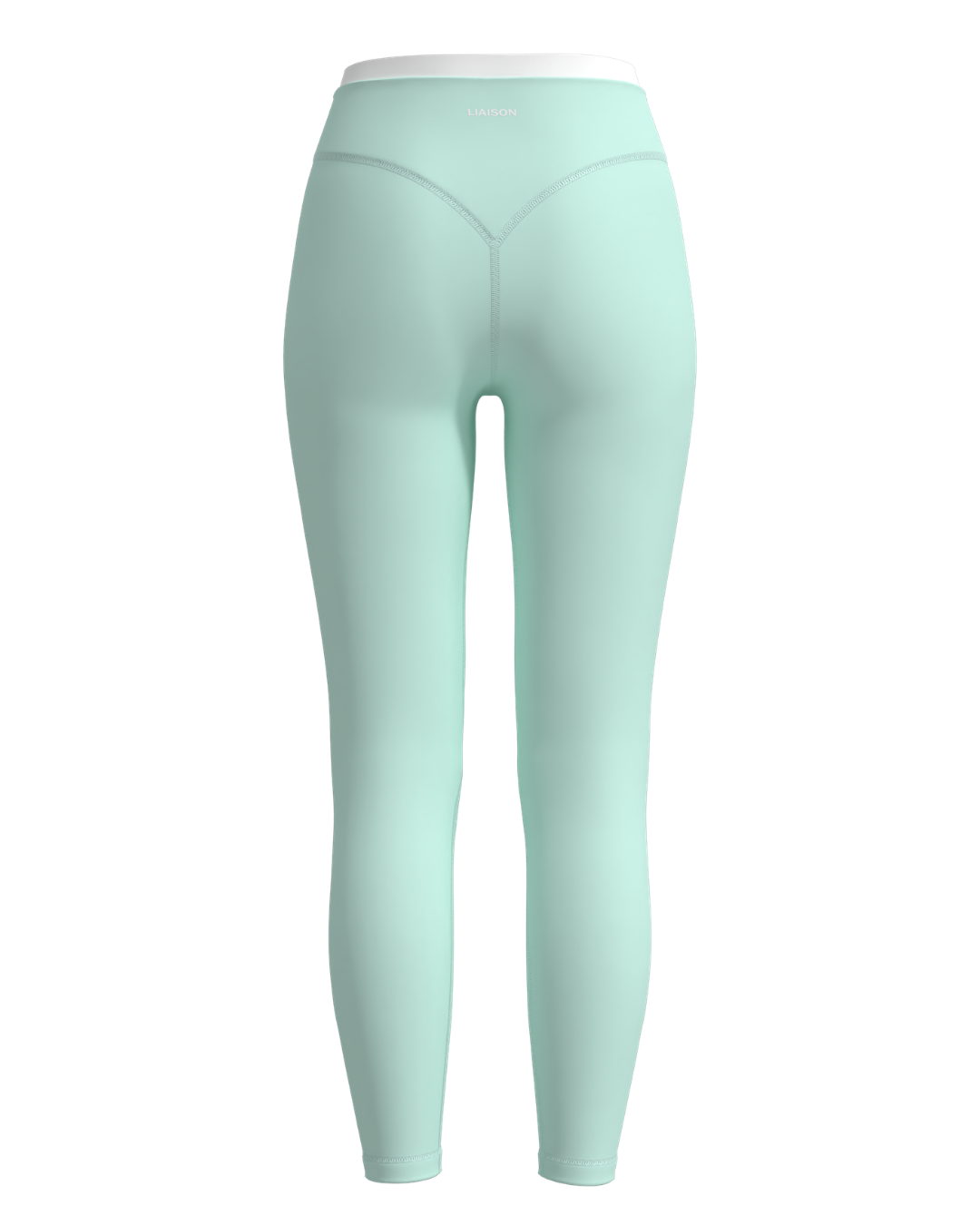 Layered Sculpt Pant V2 - Aqua & White