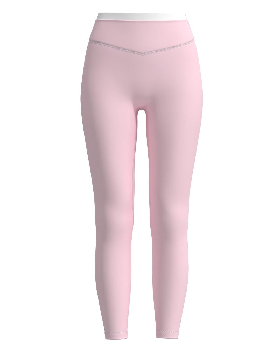 Layered Sculpt Pant - Soft Pink & White