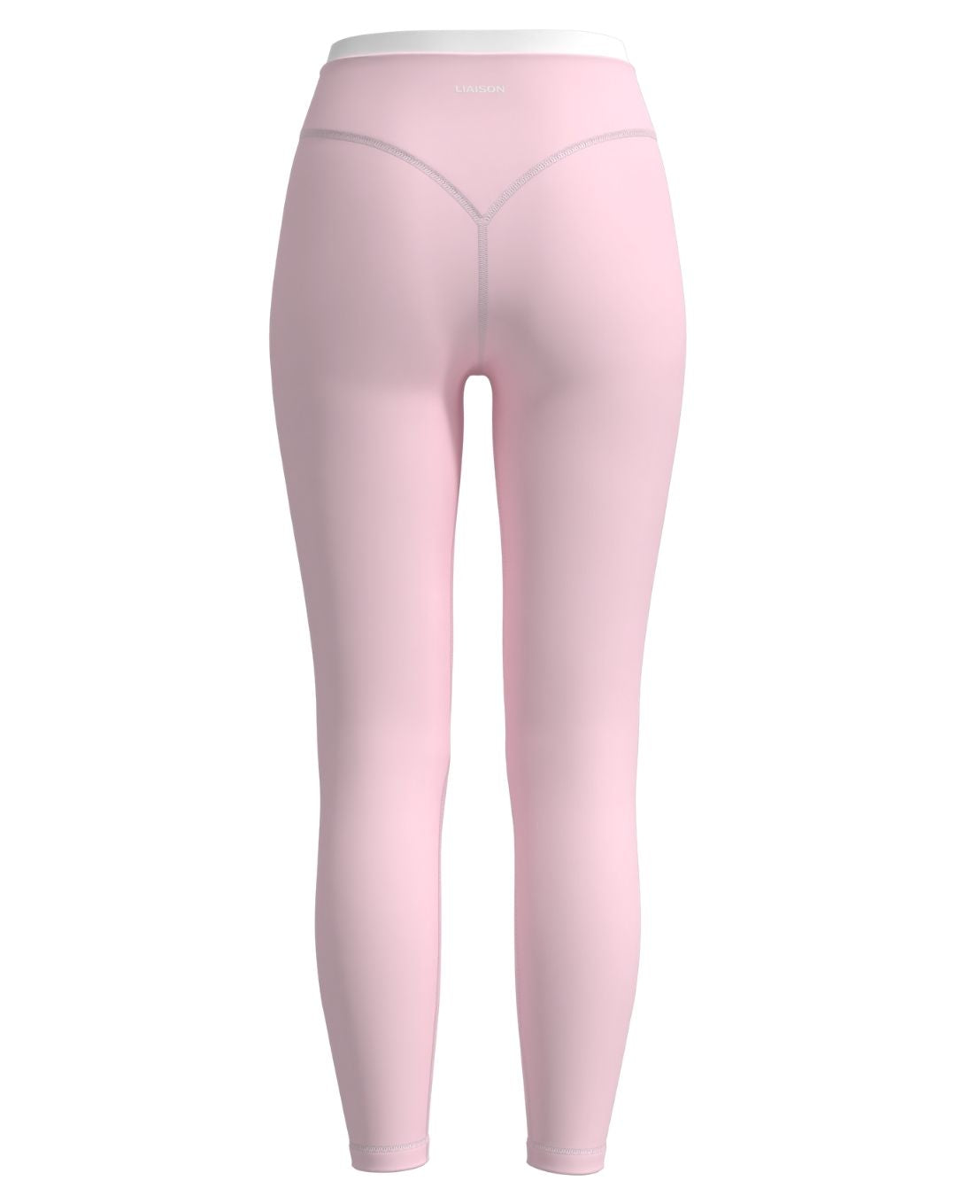 Layered Sculpt Pant - Soft Pink & White