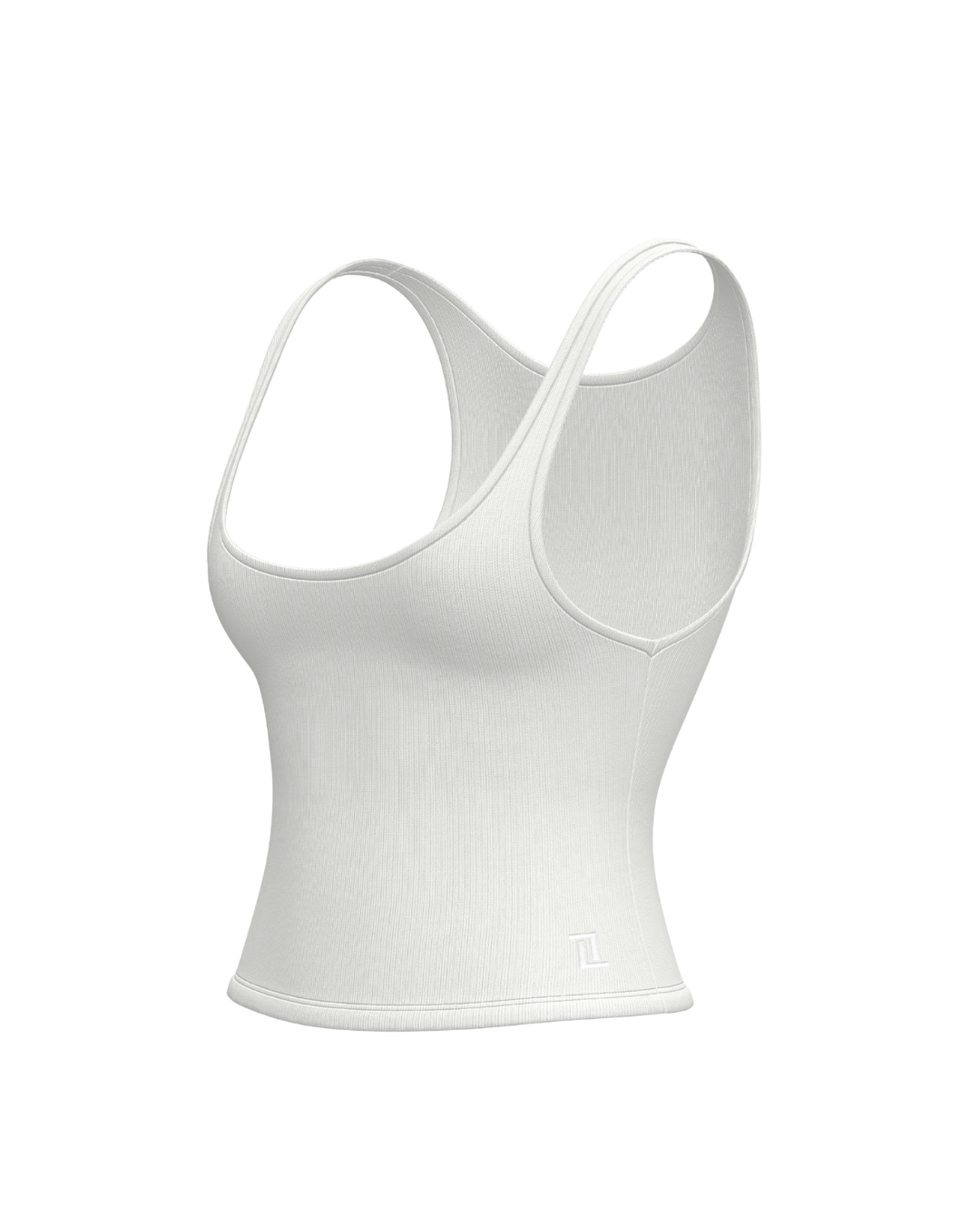 Signature Cotton Tank - White