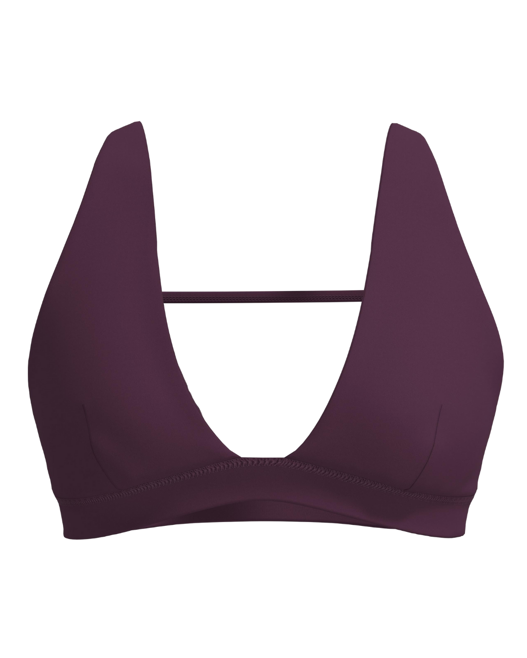 Plunge Bra - Merlot