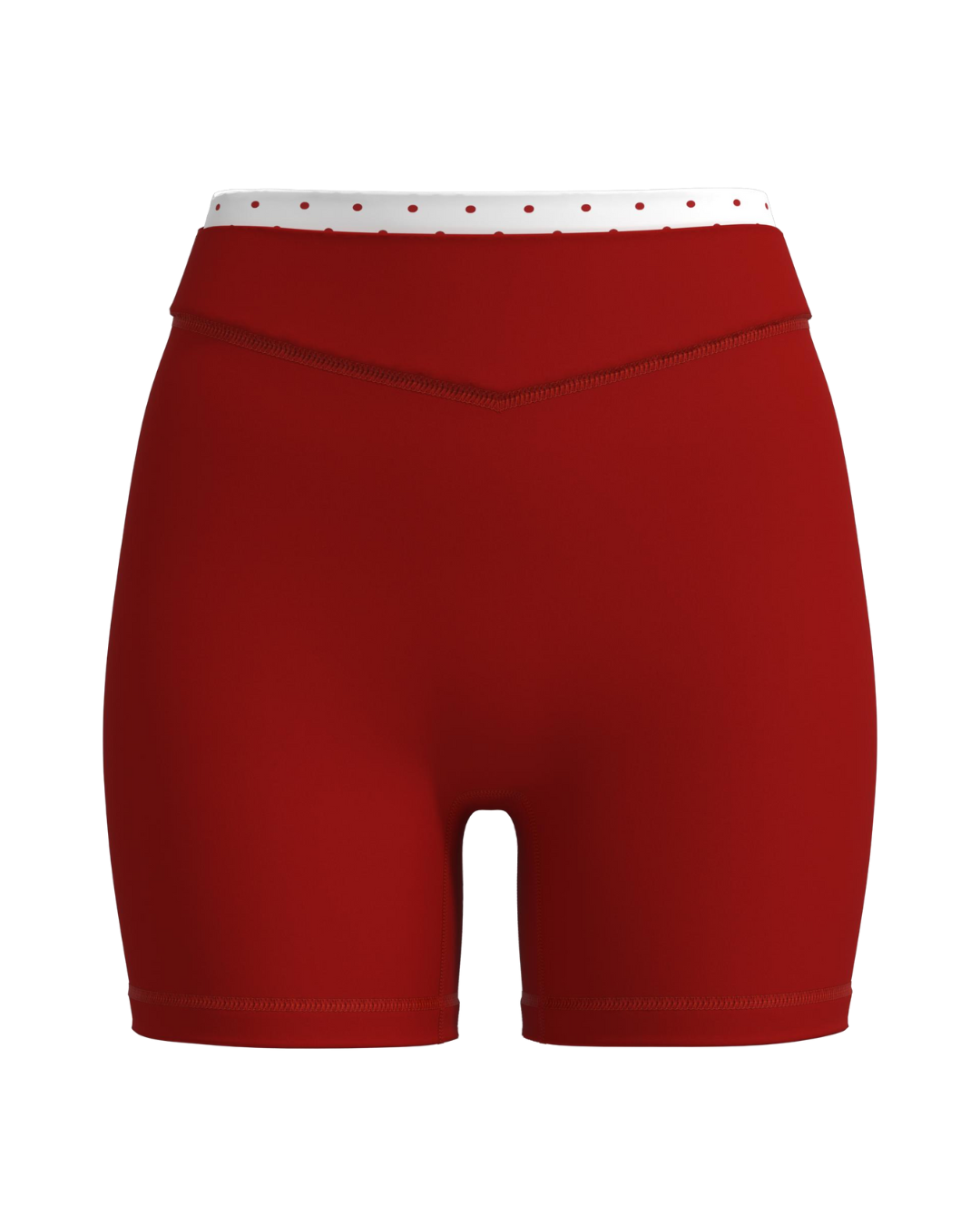 PRE-ORDER - Layered Sculpt Short - Kiss & White Polka Dots