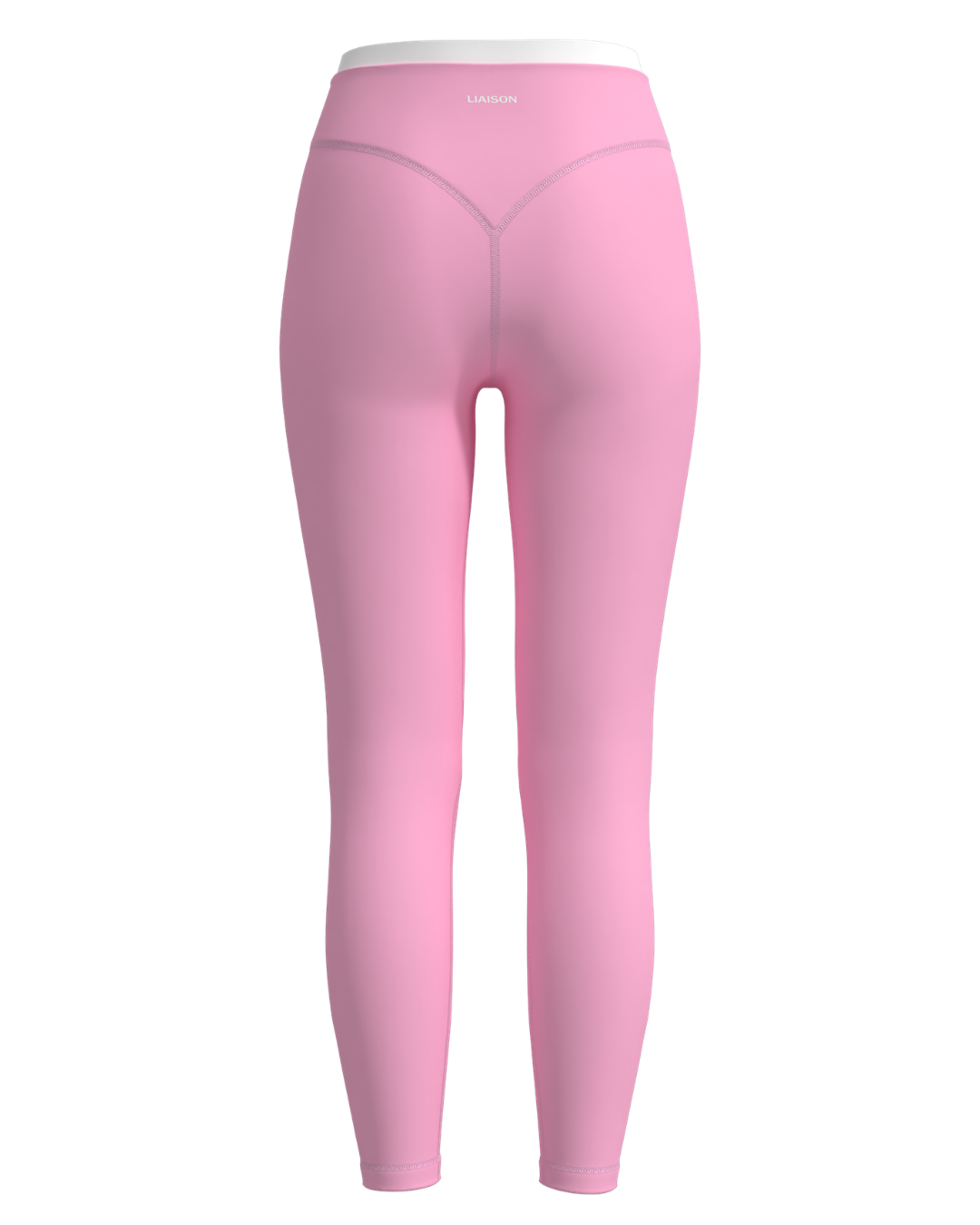 Layered Sculpt Pant - Petal Pink & White