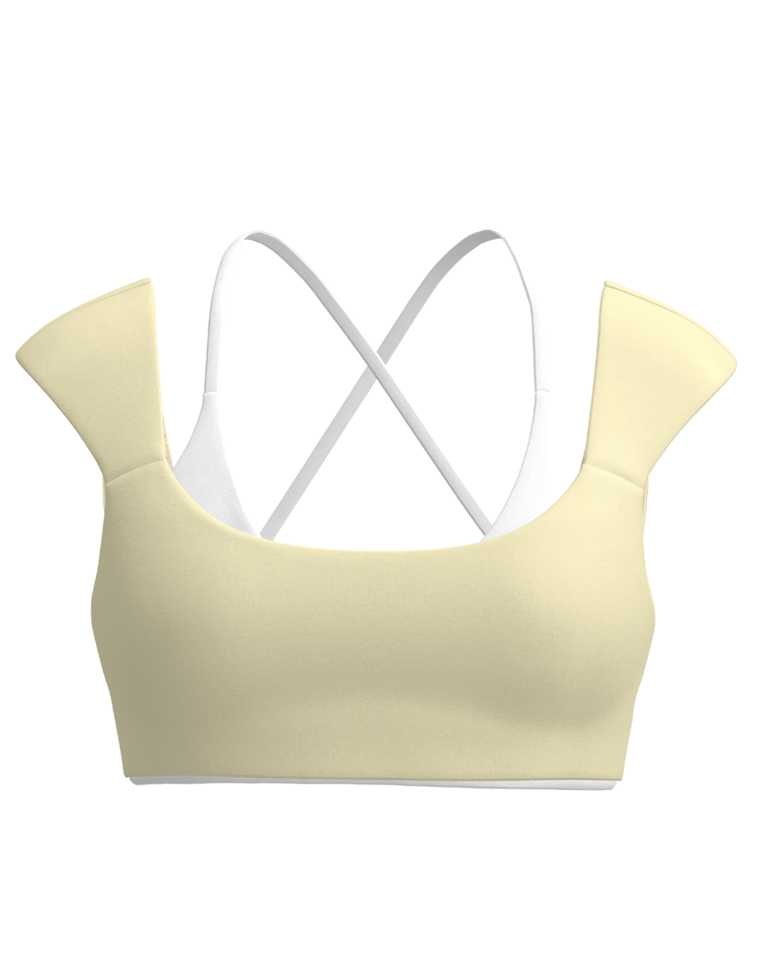 Double Layer Darling Bra - Daylight & White