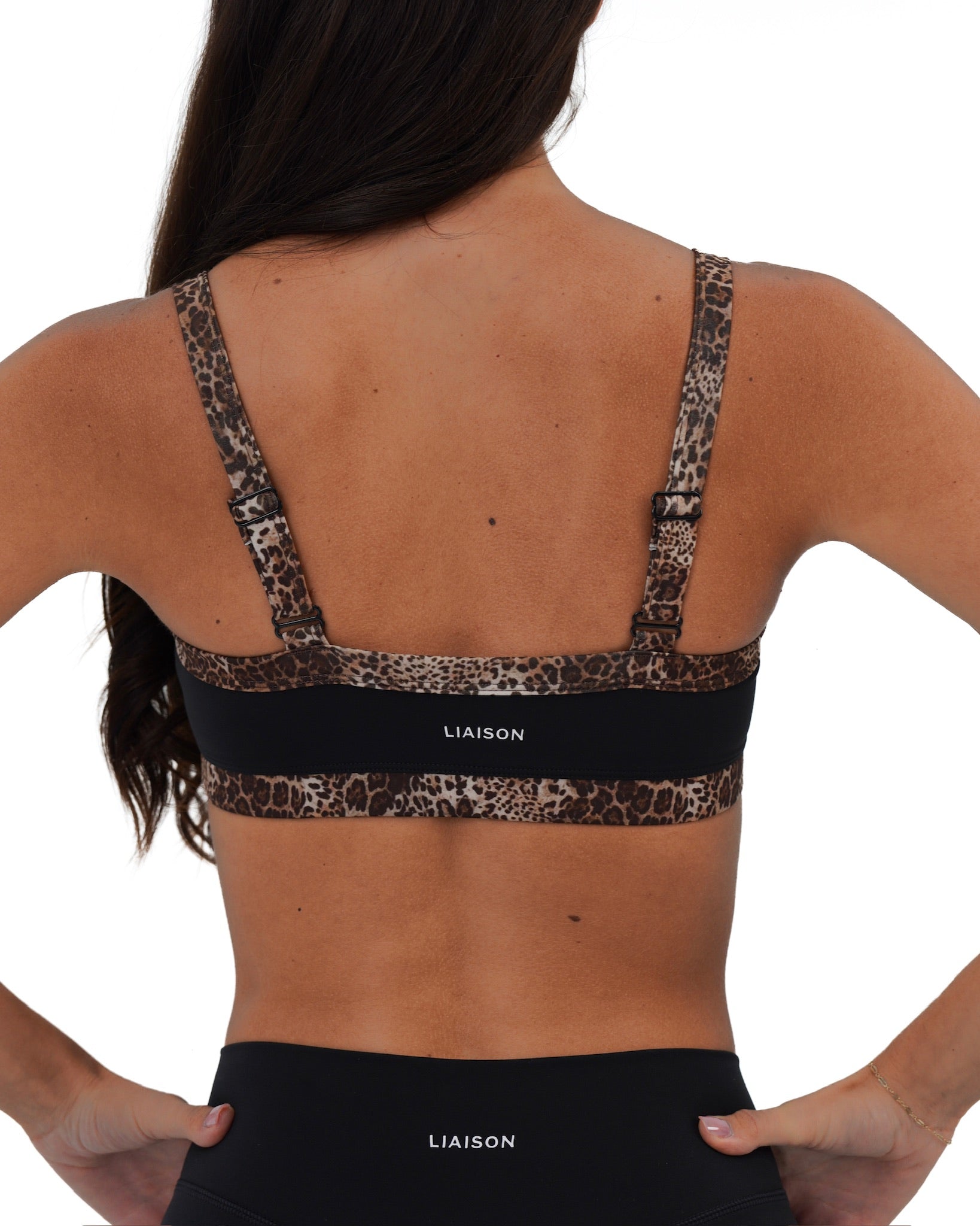 Contrast Bra - Black & Wild Side