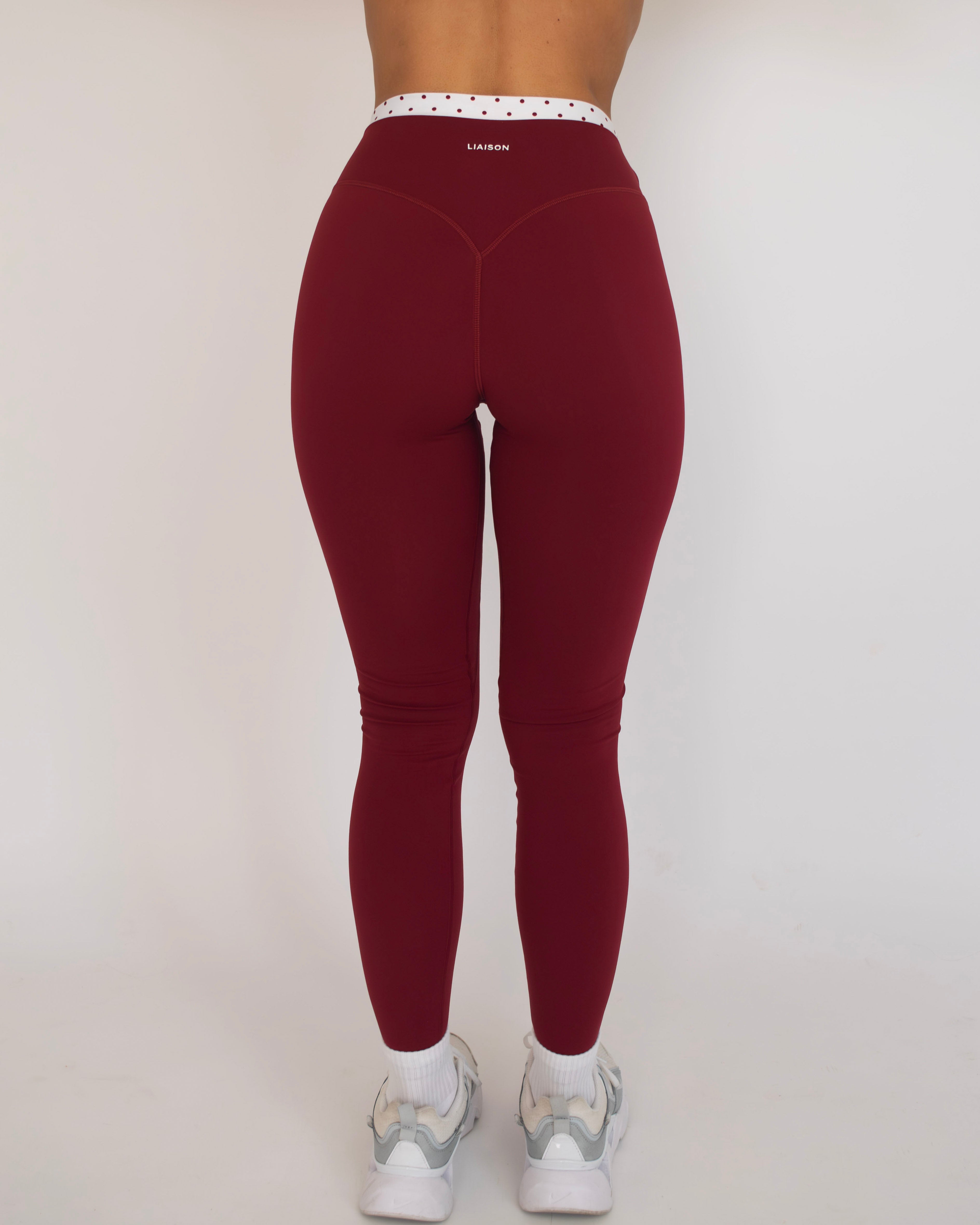 Layered Sculpt Pant - Kiss & White Polka Dots