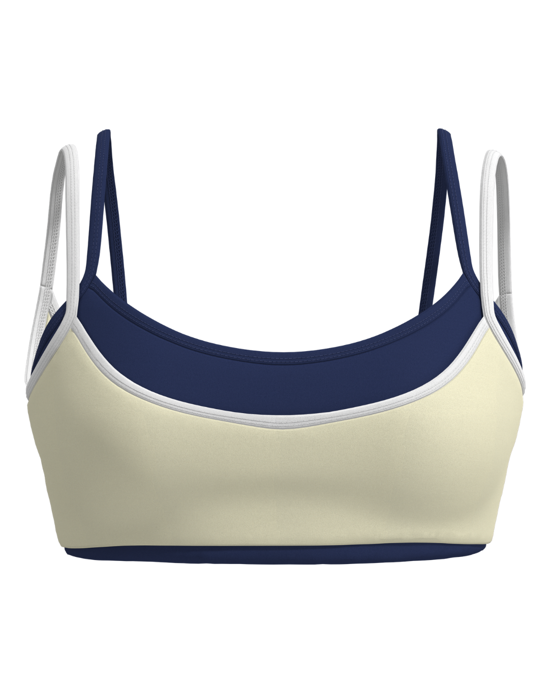 Double Layer Scoop Bra - Afterglow