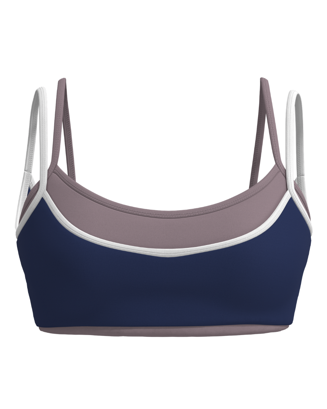 Double Layer Scoop Bra - Meadow
