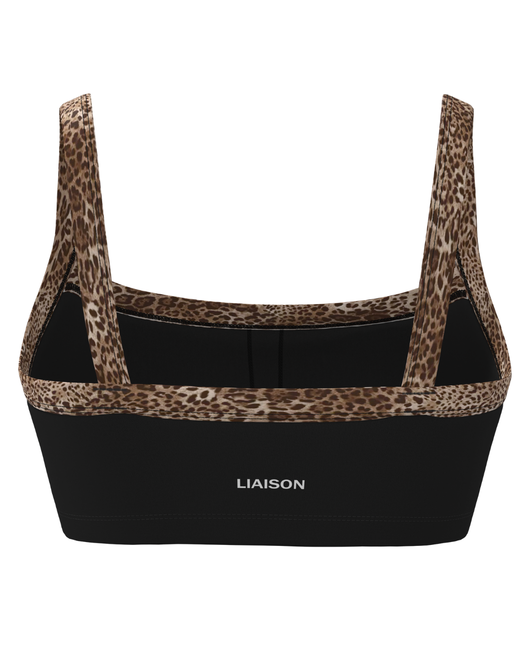 Basic Contrast Bra - Black & Wild Side