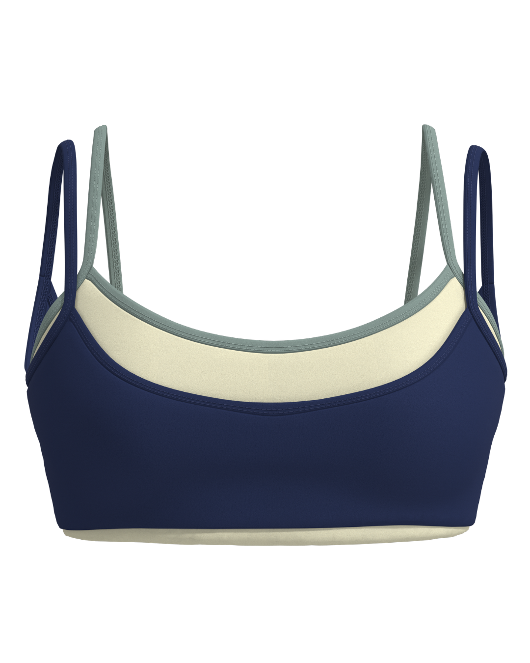 Double Layer Scoop Bra - Daybreak