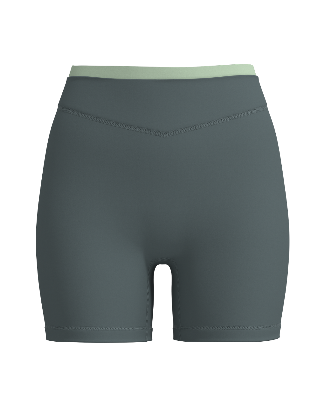 Layered Sculpt Short - Lagoon & Mint