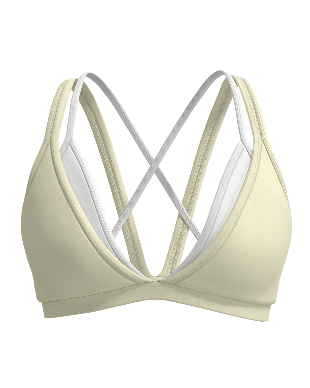 Double Layer Pulse Bra - Daylight & White