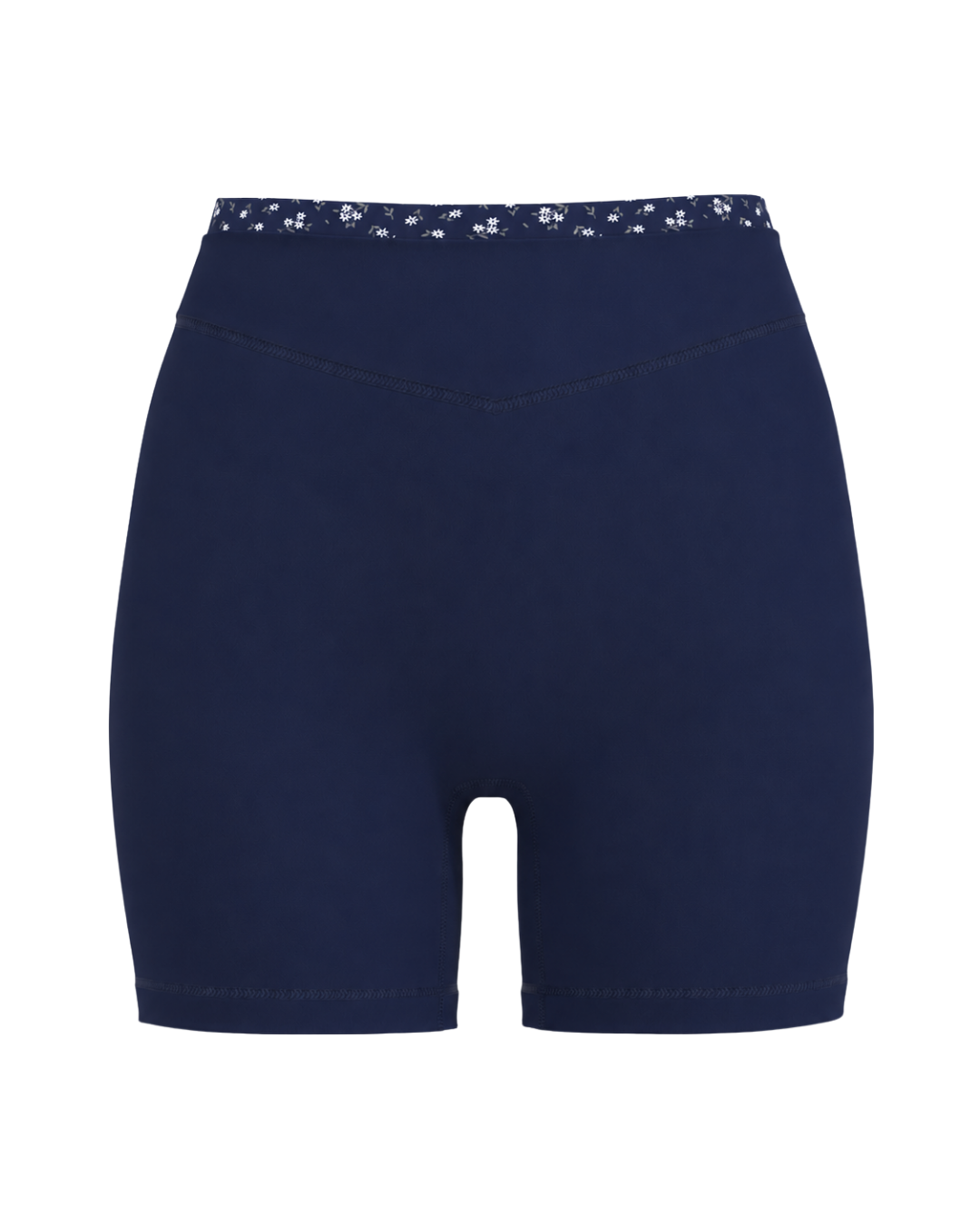 Layered Sculpt Short - Cypress & Flowers