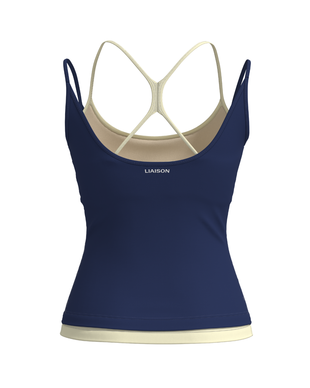 Double Layer Sporty Tank - Cypress & Daylight