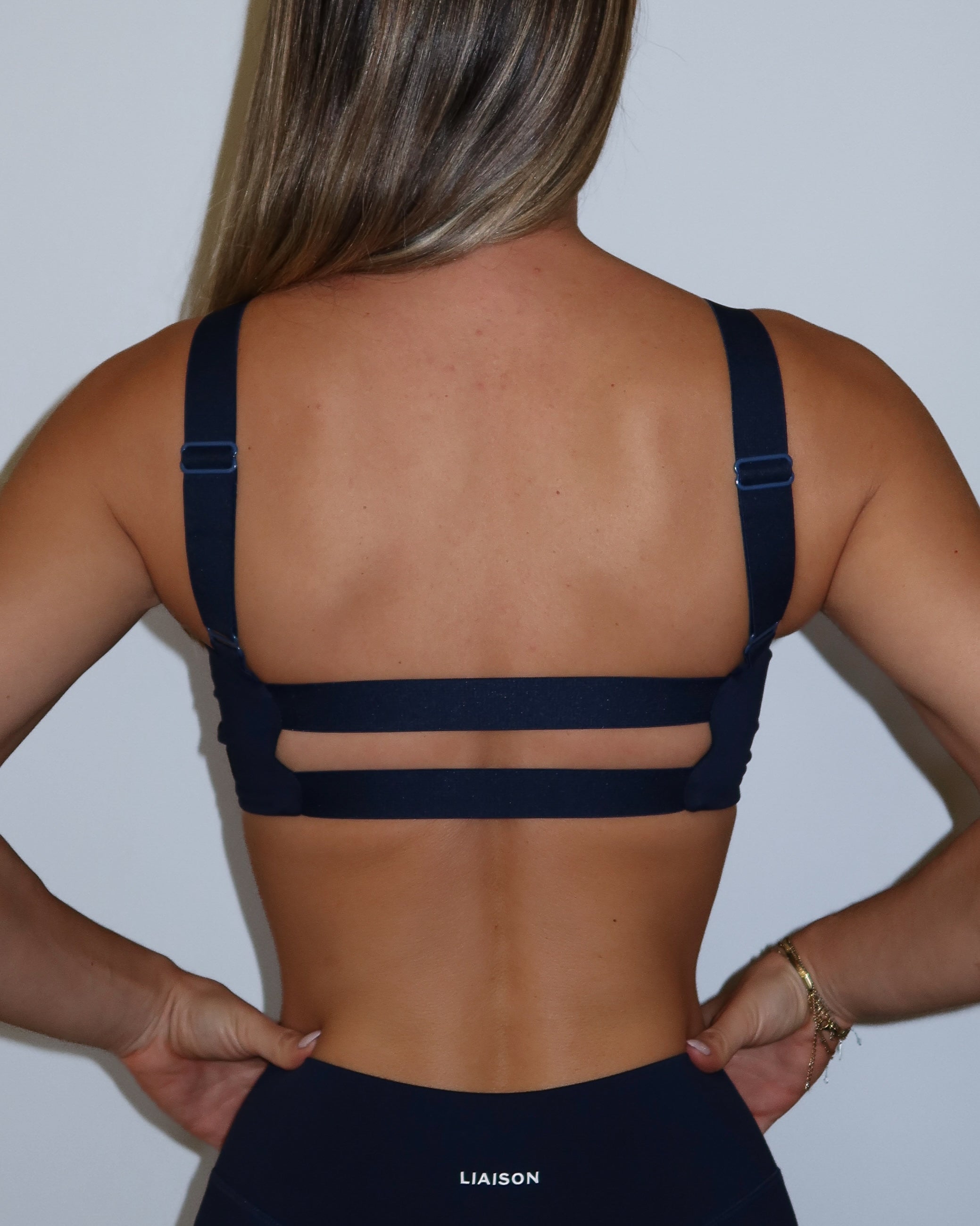 Synergy Cross Bra - Navy