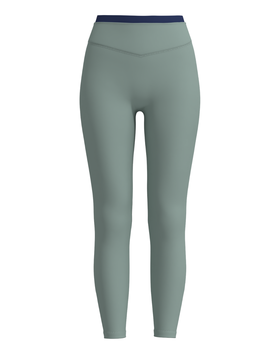 Layered Sculpt Pant - Sage & Cypress