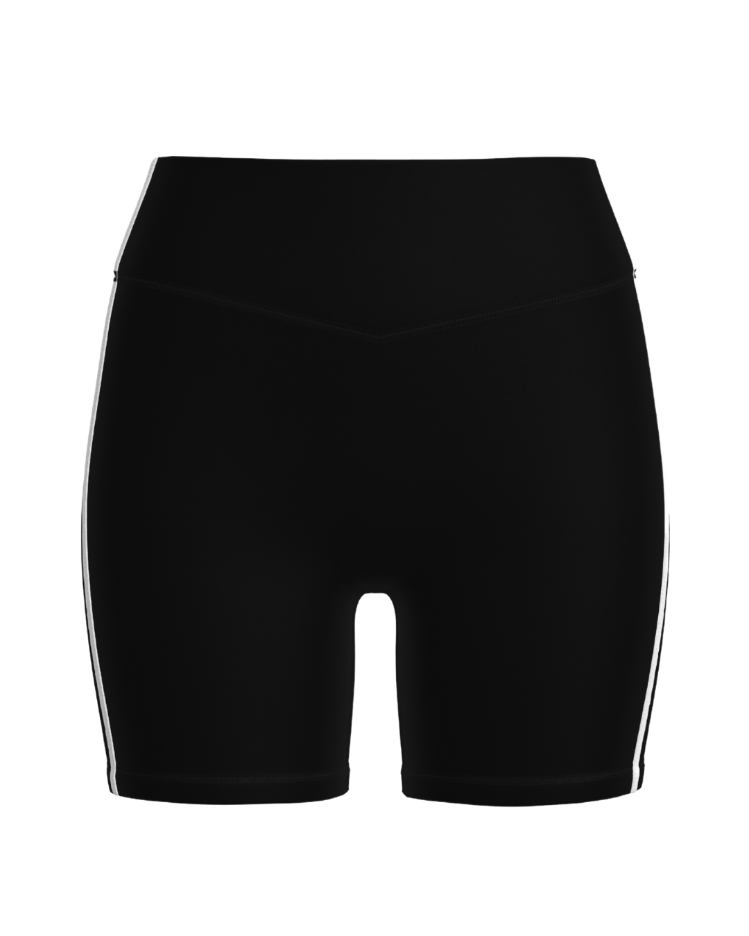 Single Stripe Bridge Short - Black & White