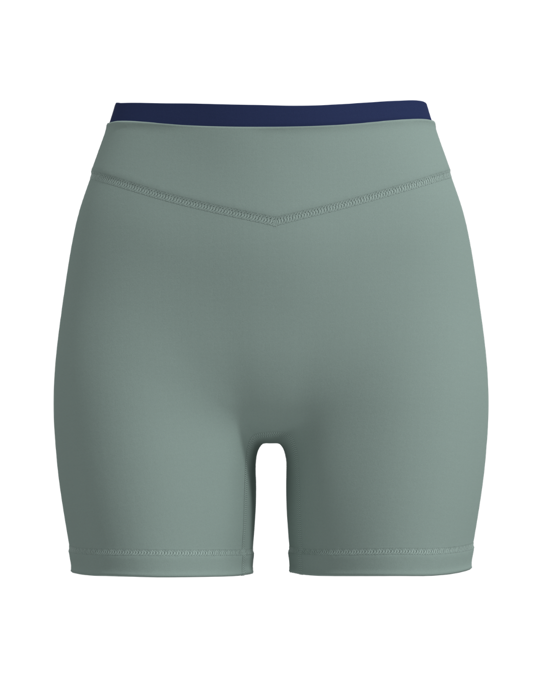 Layered Sculpt Short - Sage & Cypress