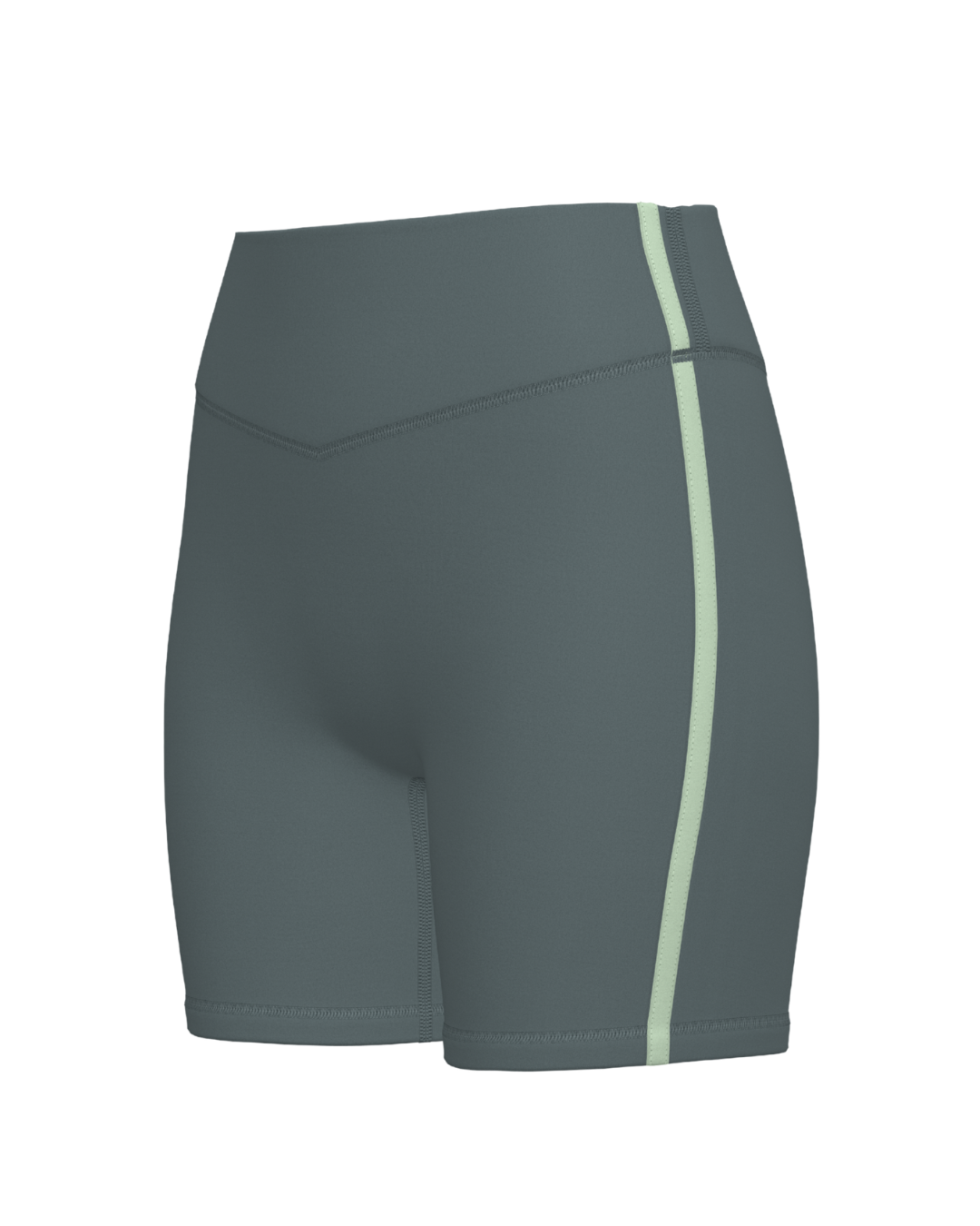 Single Stripe Bridge Short - Lagoon & Mint