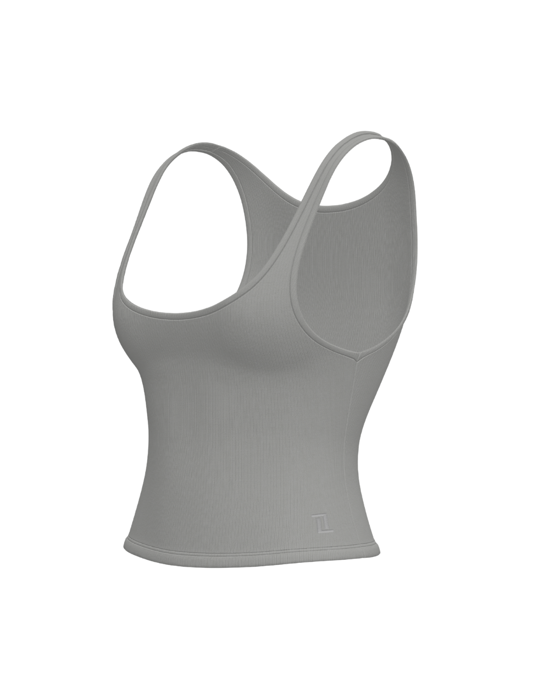 Signature Cotton Tank - Dark Heathered Gray