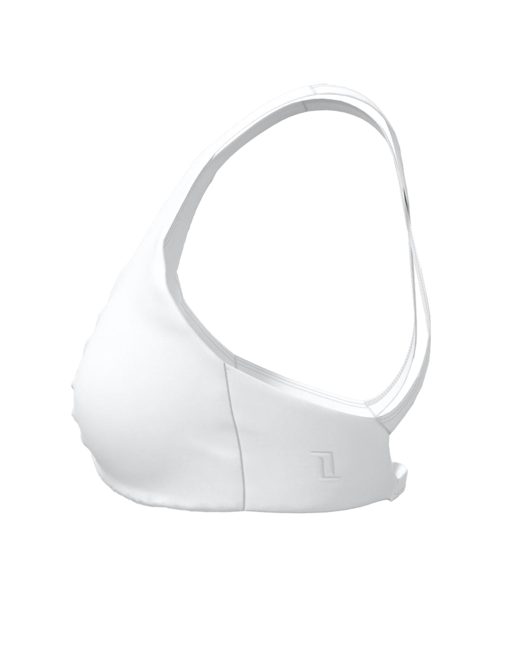 Scrunch Bra - White