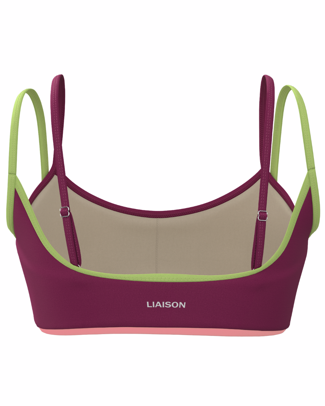 Double Layer Sporty Scoop Bra - Arrae