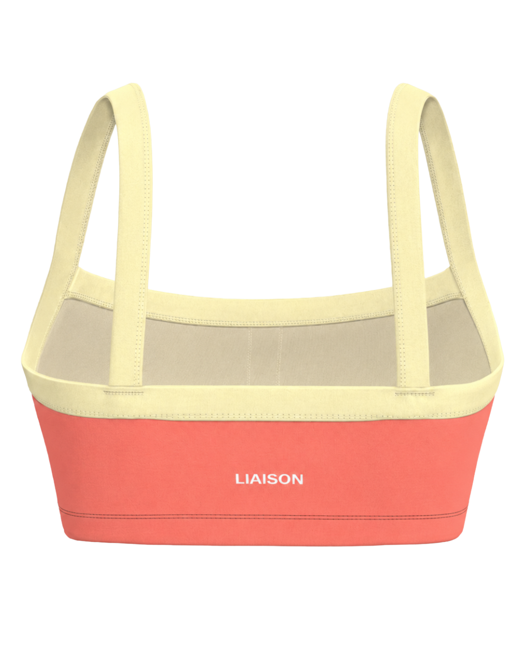 Basic Contrast Bra - Guava & Daylight