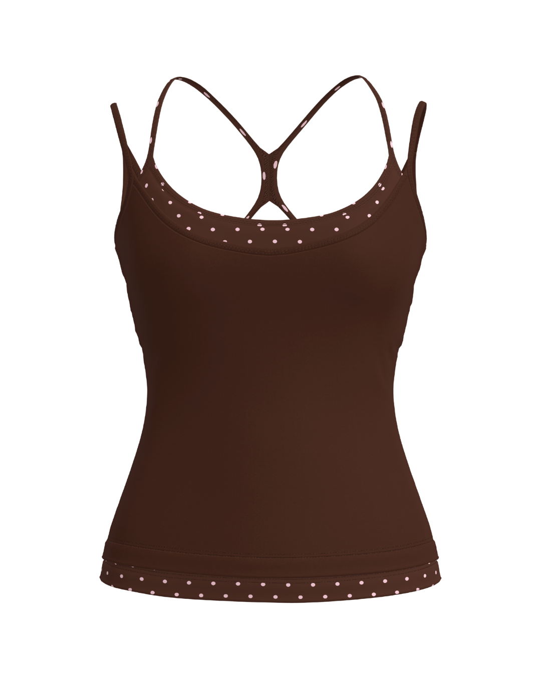 PRE-ORDER - Double Layer Sporty Tank - Neapolitan