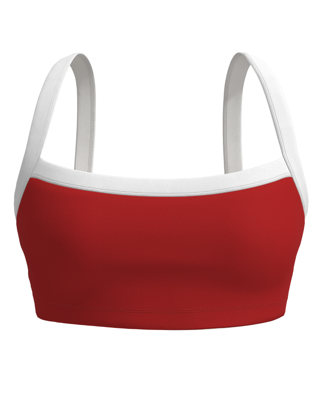 Basic Contrast Bra - Kiss & White