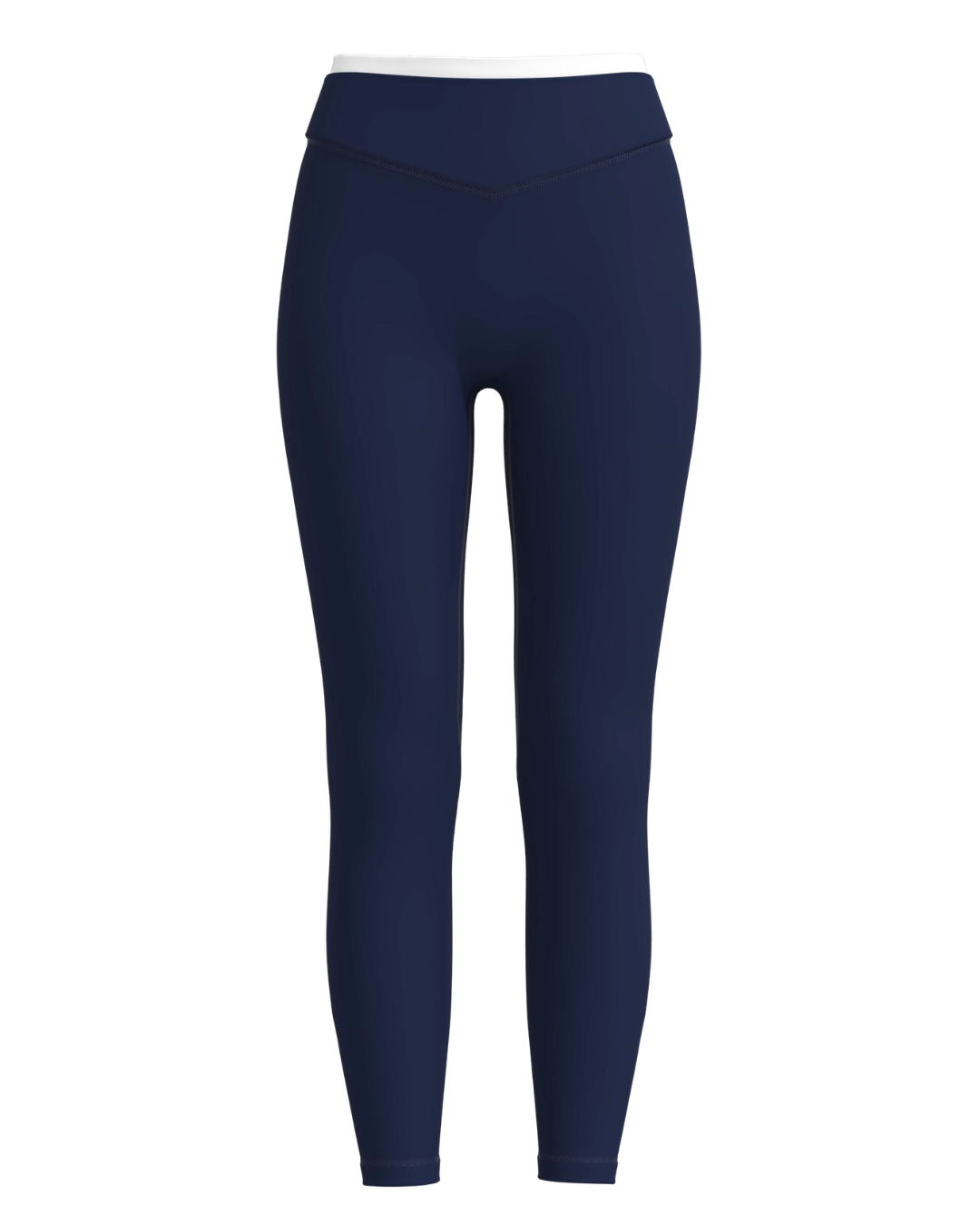 Layered Sculpt Pant - Navy & White