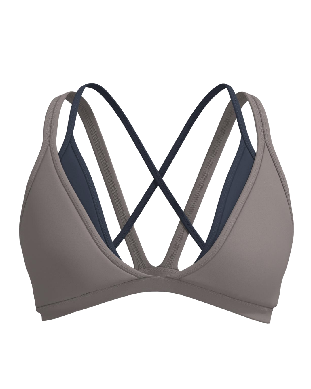Double Layer Pulse Bra - Truffle & Cypress