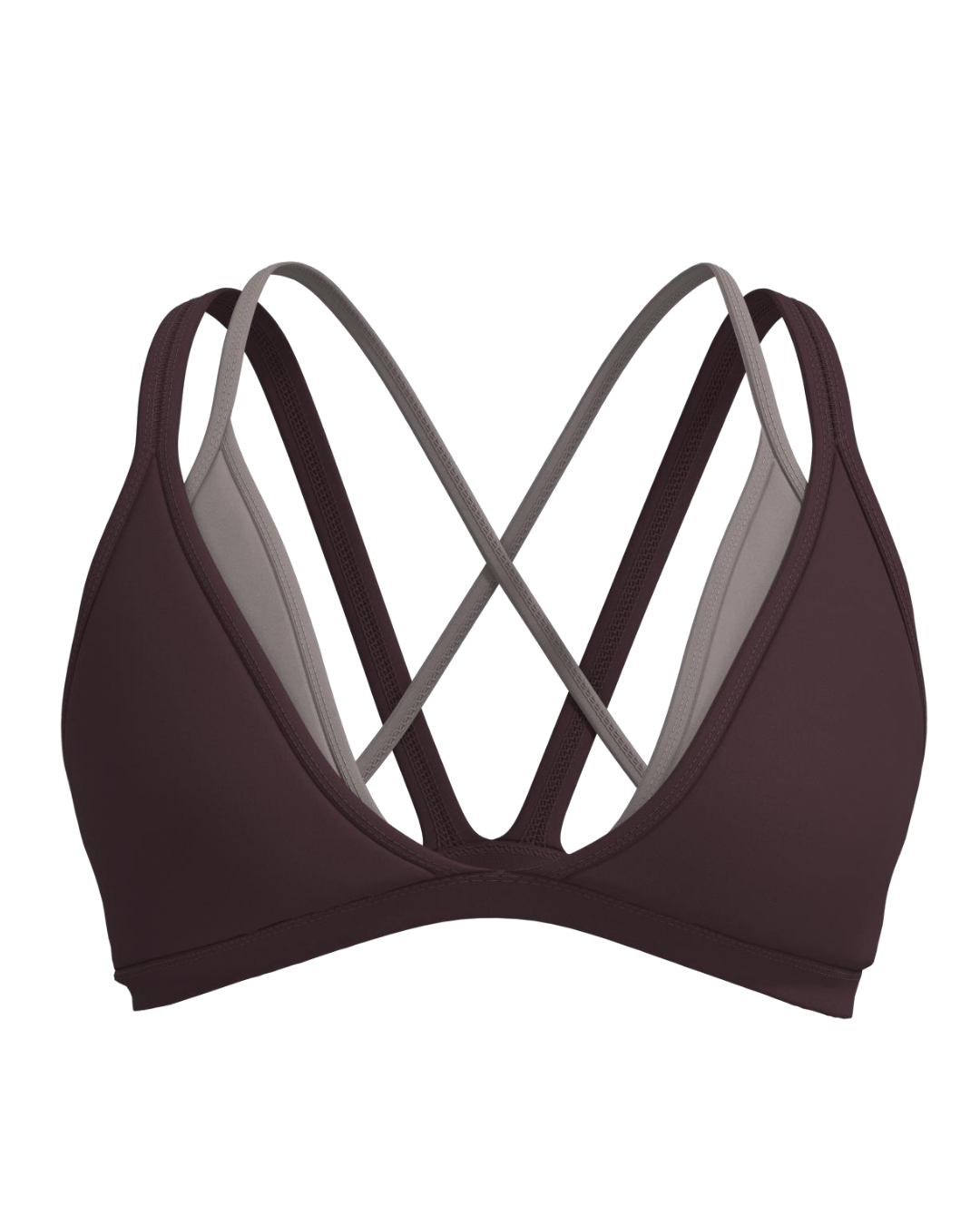 Double Layer Pulse Bra - Chocolate Cherry & Truffle