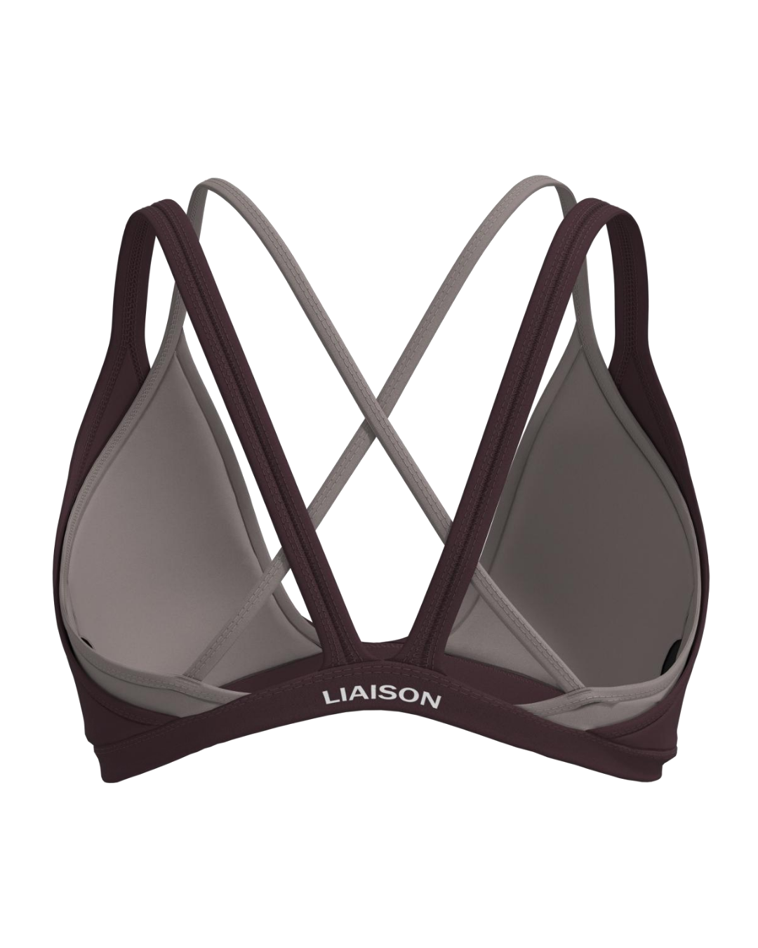 Double Layer Pulse Bra - Chocolate Cherry & Truffle