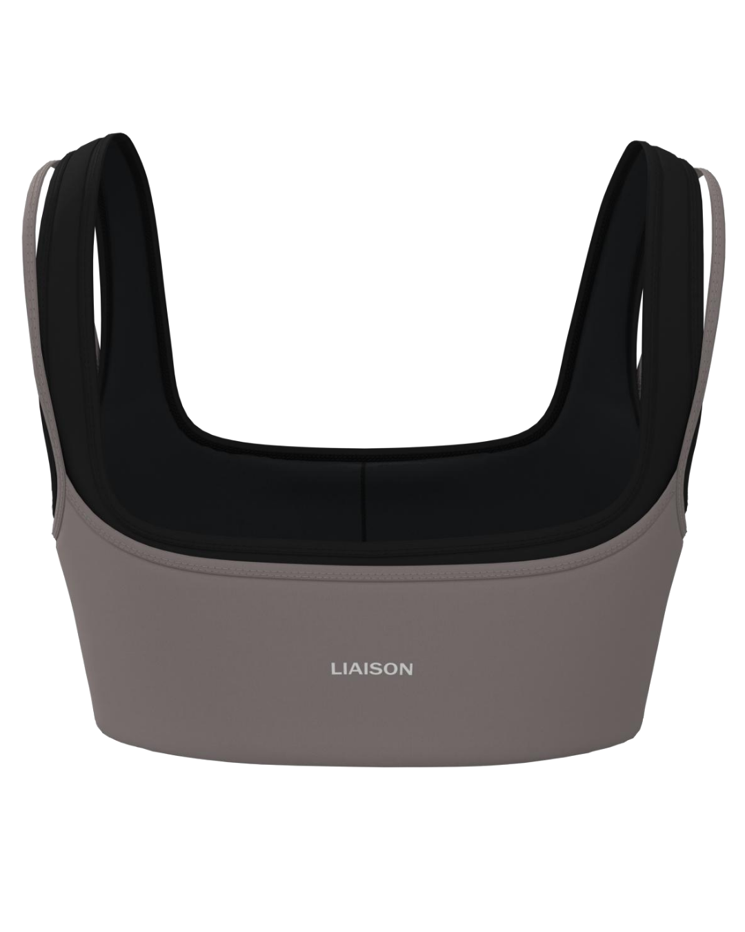Double Layer Core Bra - Truffle & Black