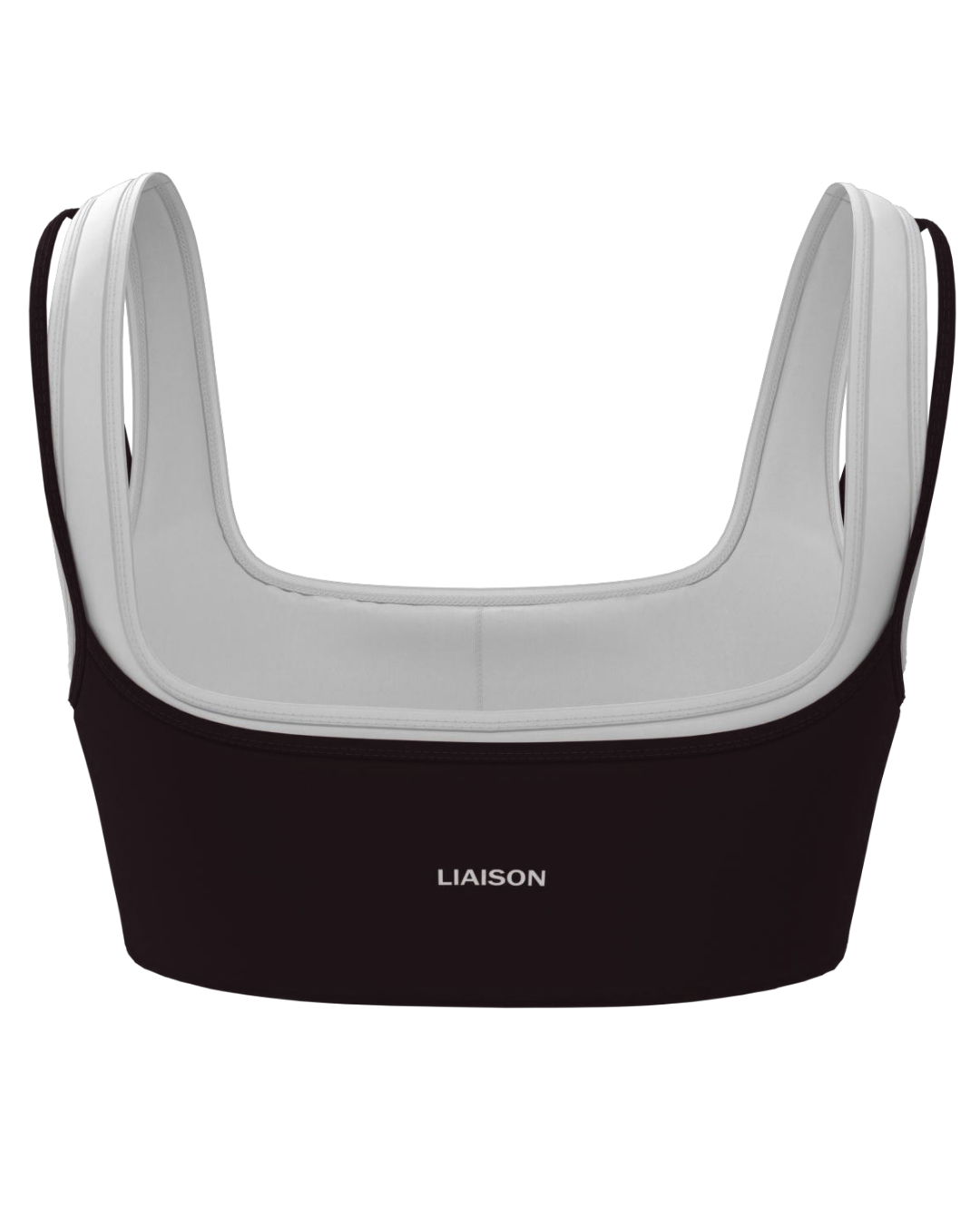 Double Layer Core Bra - Black & White