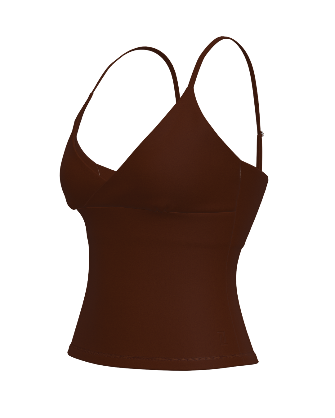 Cami Crop - Mocha Brown