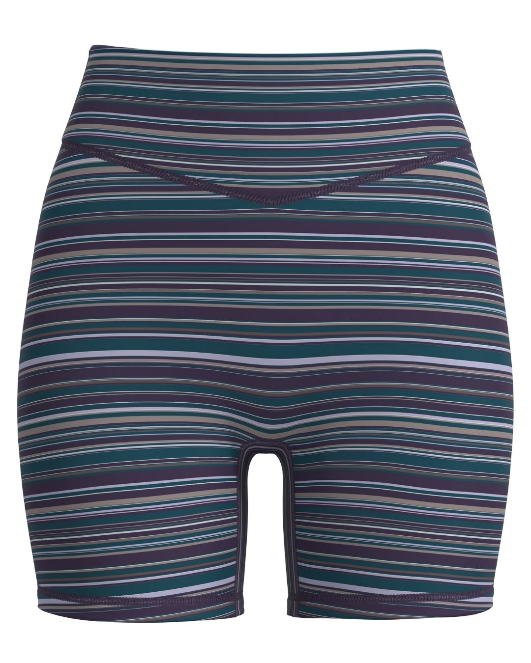 Bridge Short - Teal & Plum Stripes