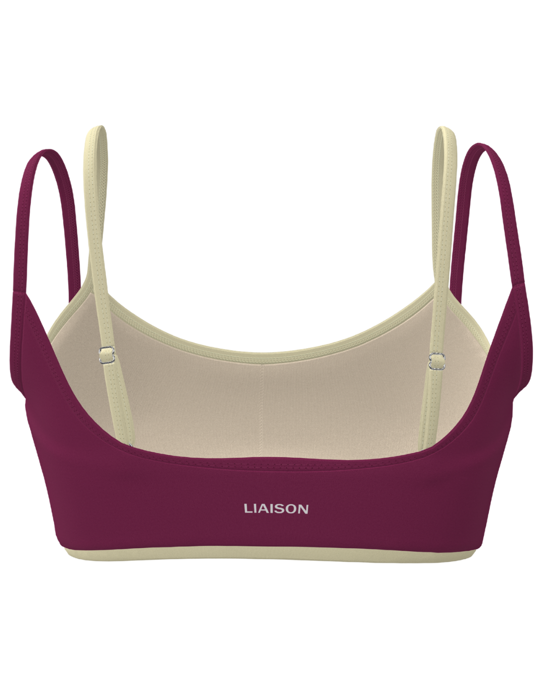 Double Layer Scoop Bra - Berry & Daylight