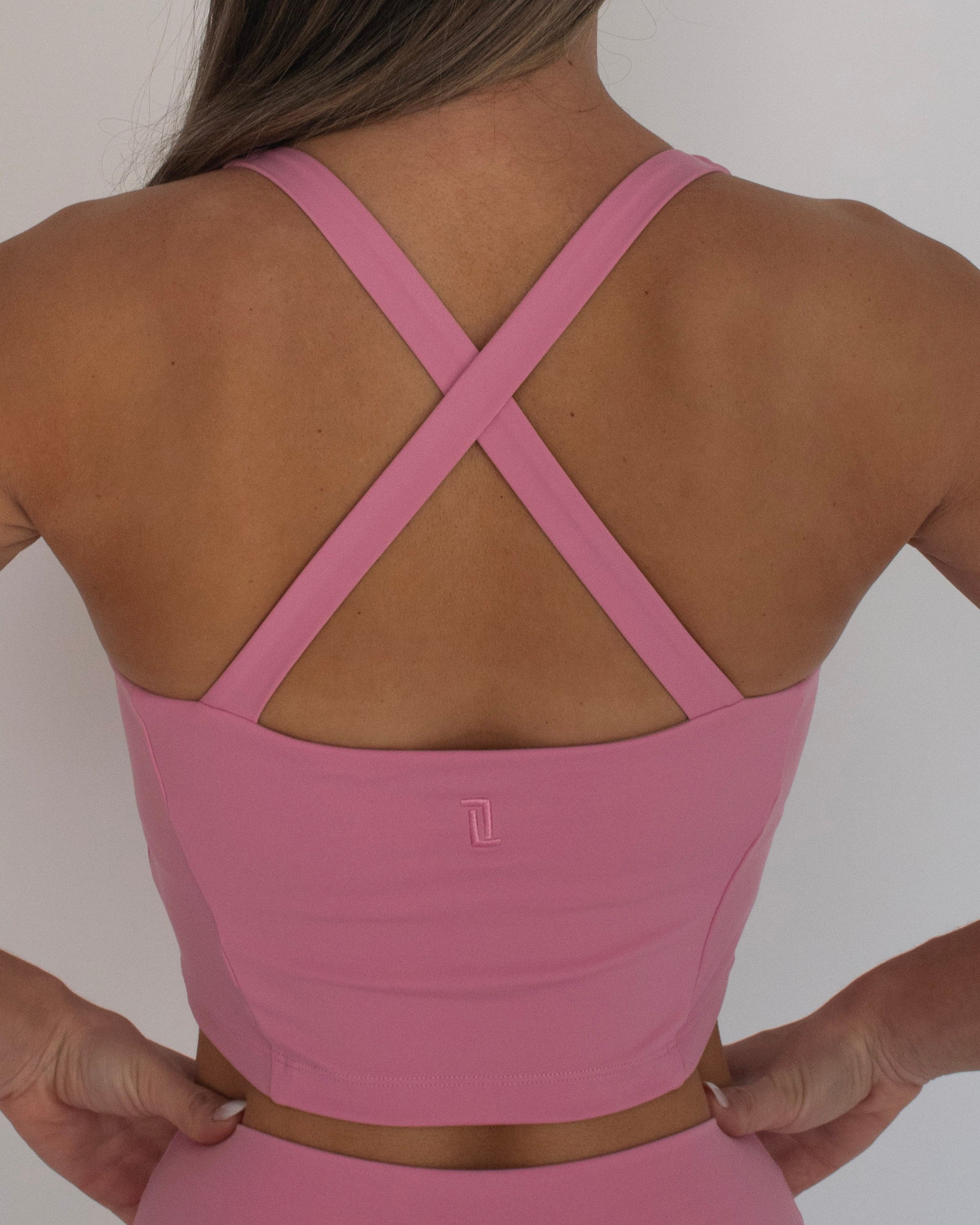 Scrunch Tank - Petal Pink