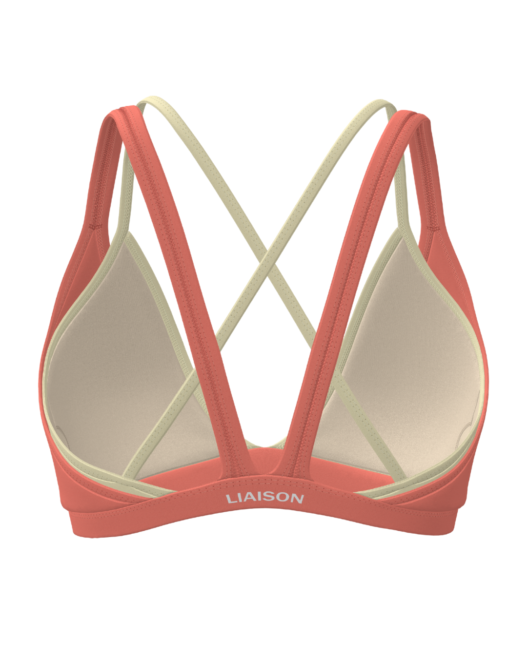 Double Layer Pulse Bra - Guava & Daylight