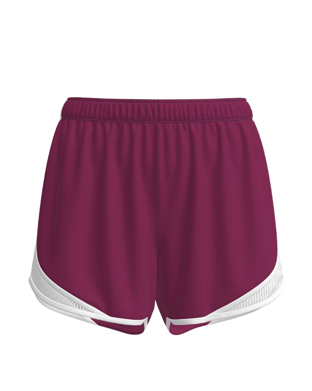 Shorty Running Short - Berry & White