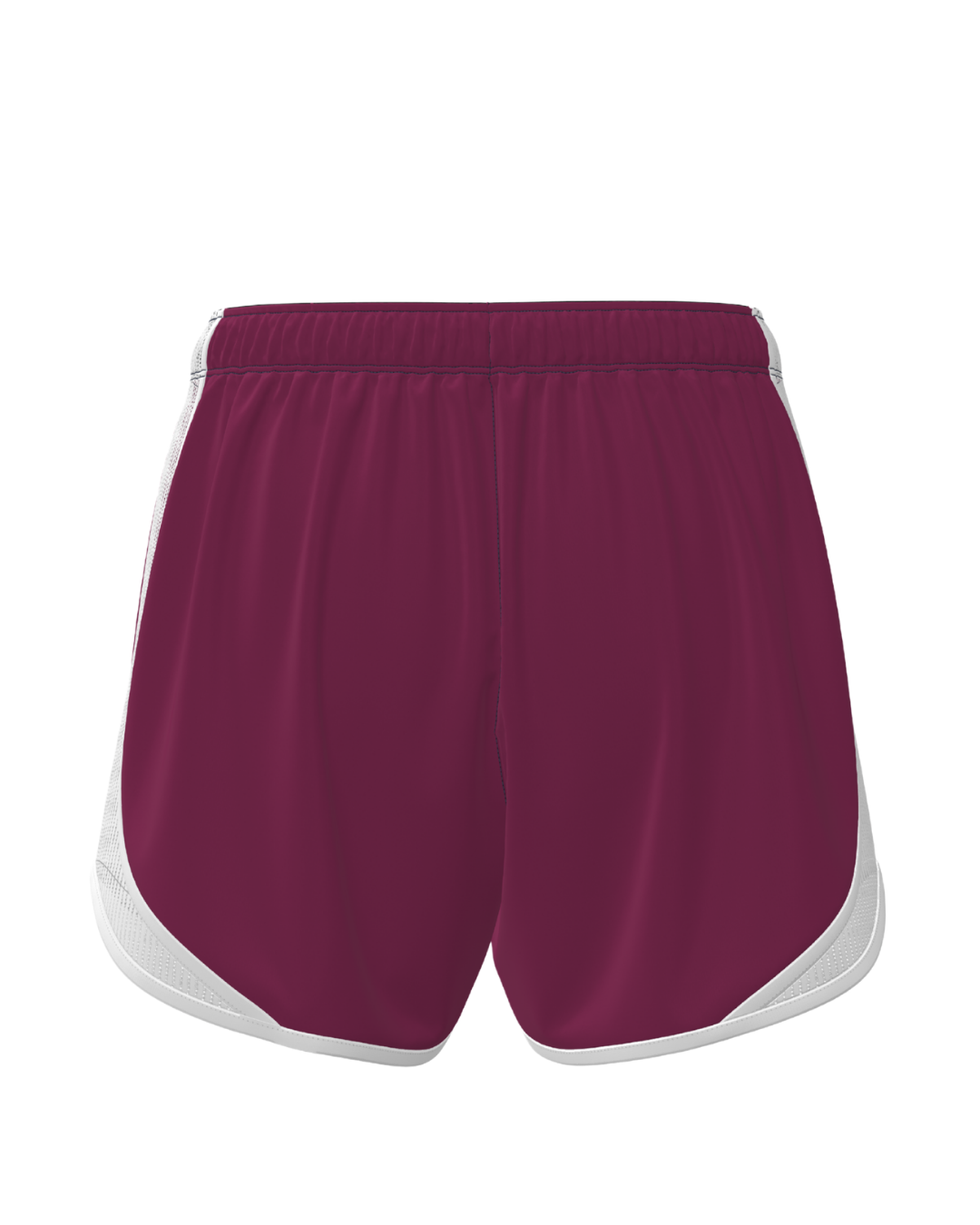 Shorty Running Short - Berry & White