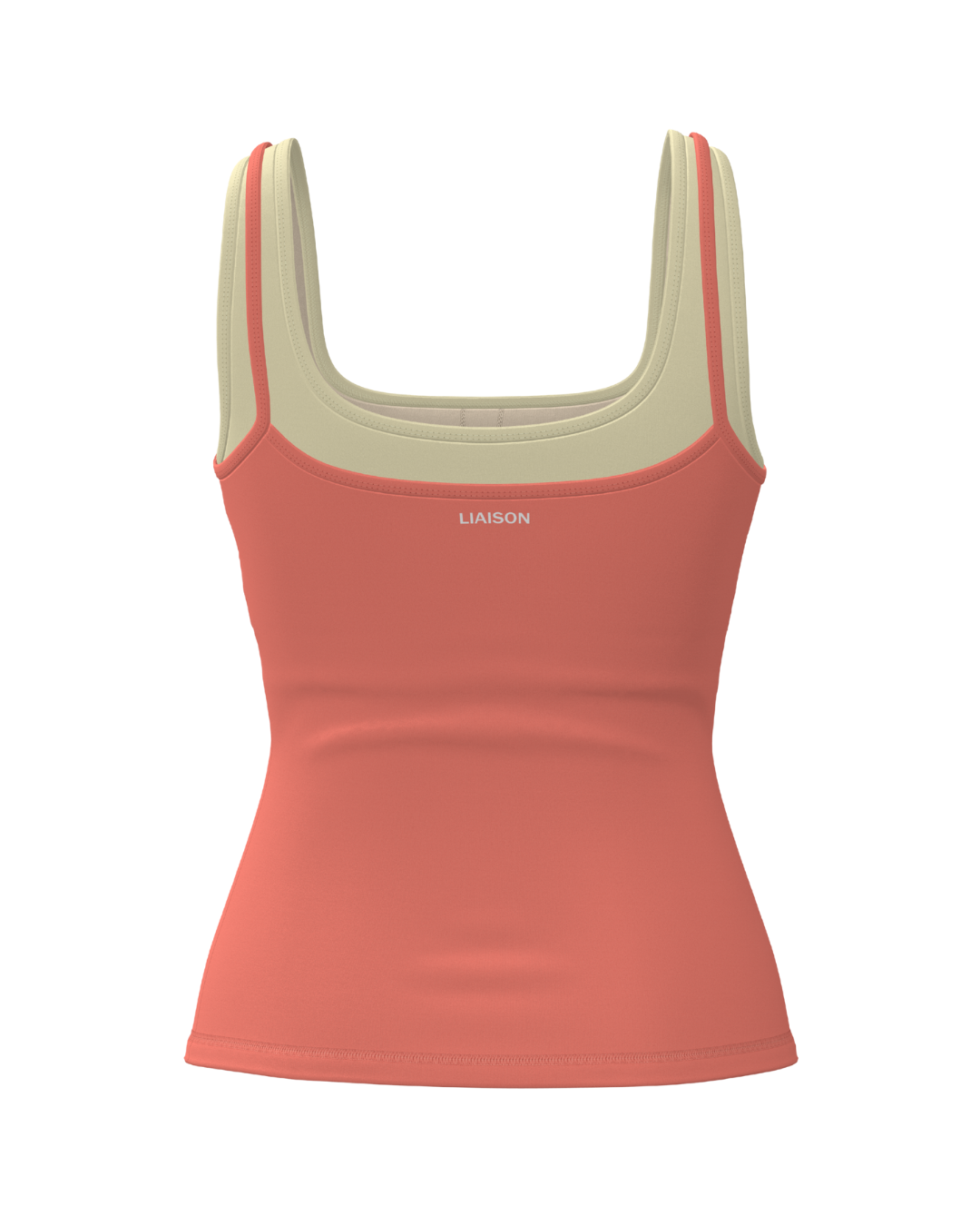 Double Layer Core Tank - Guava & Daylight