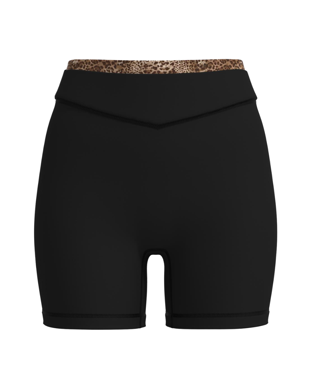 Layered Sculpt Short - Black & Wild Side