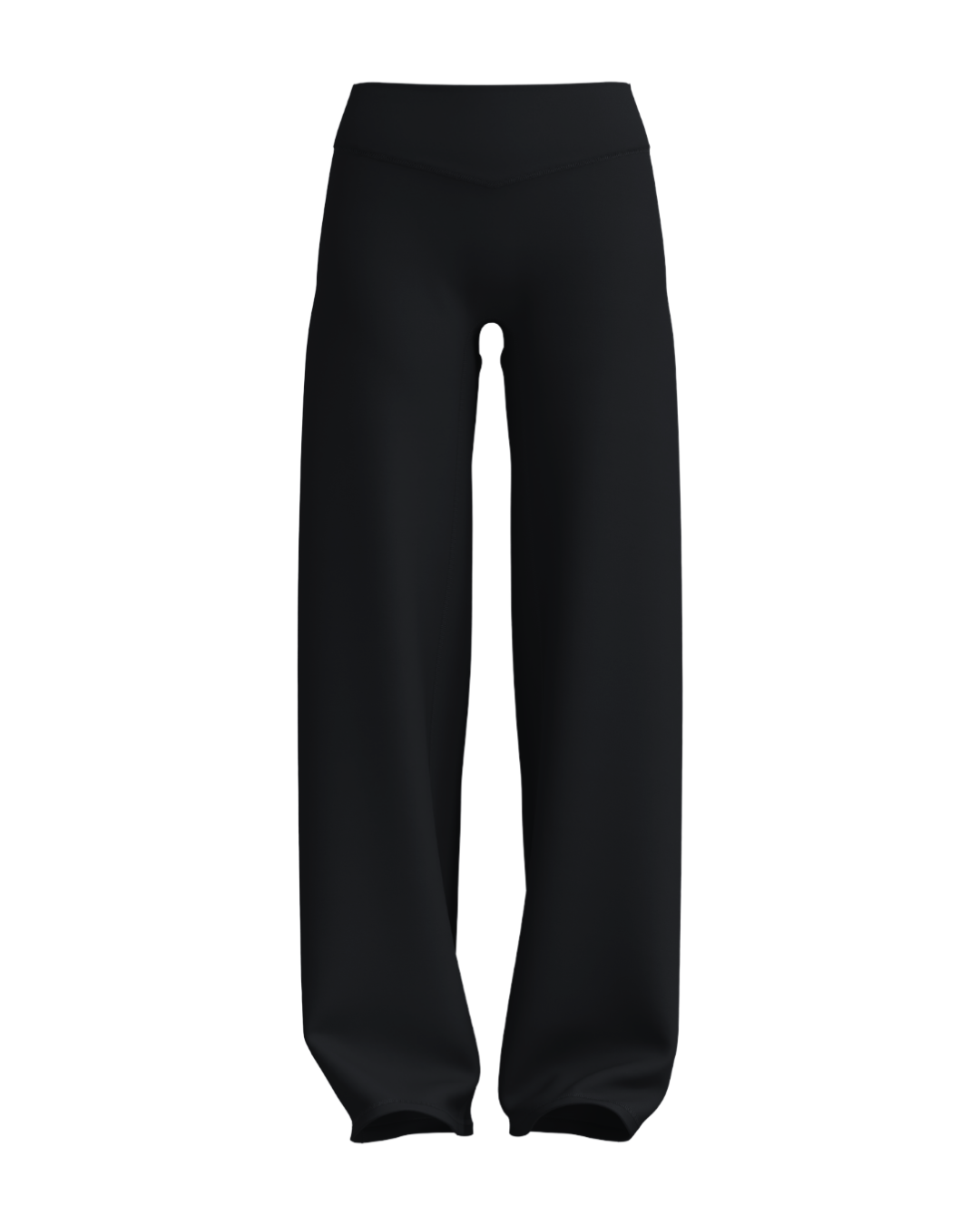 Straight Leg Trouser - Black