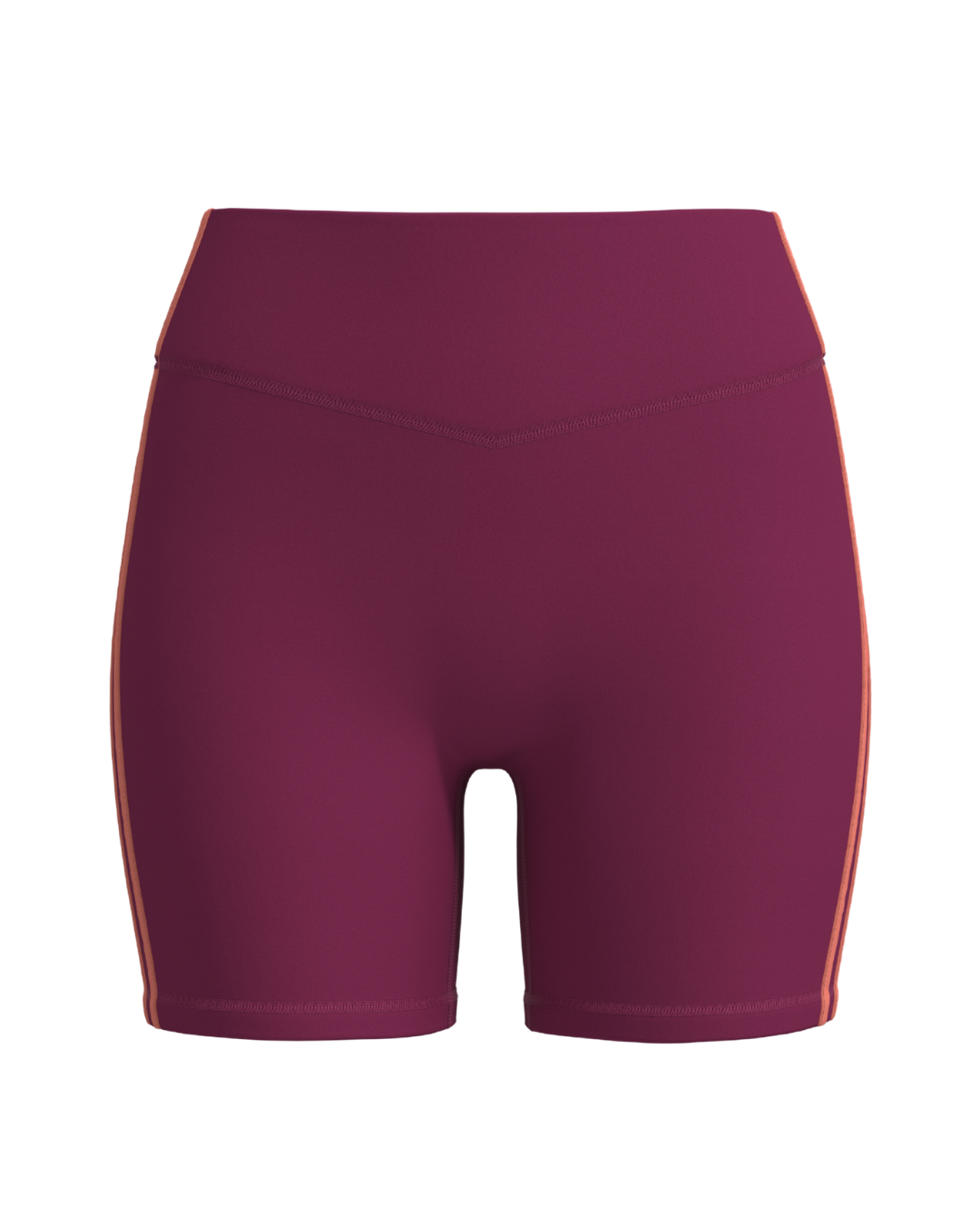 Single Stripe Bridge Short - Berry & Guava